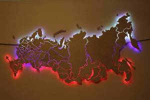 Раскраска карта россии #11 #86914