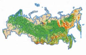 Раскраска карта россии #13 #86916