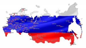 Раскраска карта россии #16 #86919
