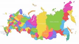 Раскраска карта россии #18 #86921