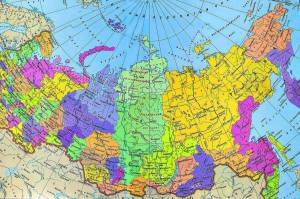 Раскраска карта россии #22 #86925