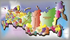 Раскраска карта россии #29 #86932