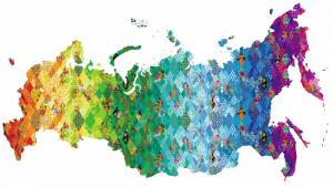 Раскраска карта россии #30 #86933