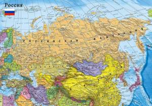 Раскраска карта россии #33 #86936
