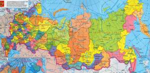 Раскраска карта россии #35 #86938