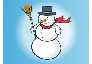 Раскраска картинка снеговик для детей #3 #87351