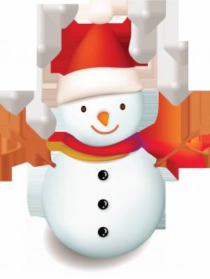 Раскраска картинка снеговик для детей #22 #87370