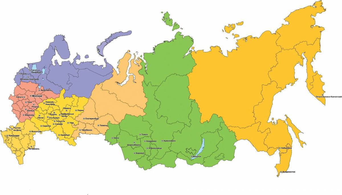 Карта россии #3