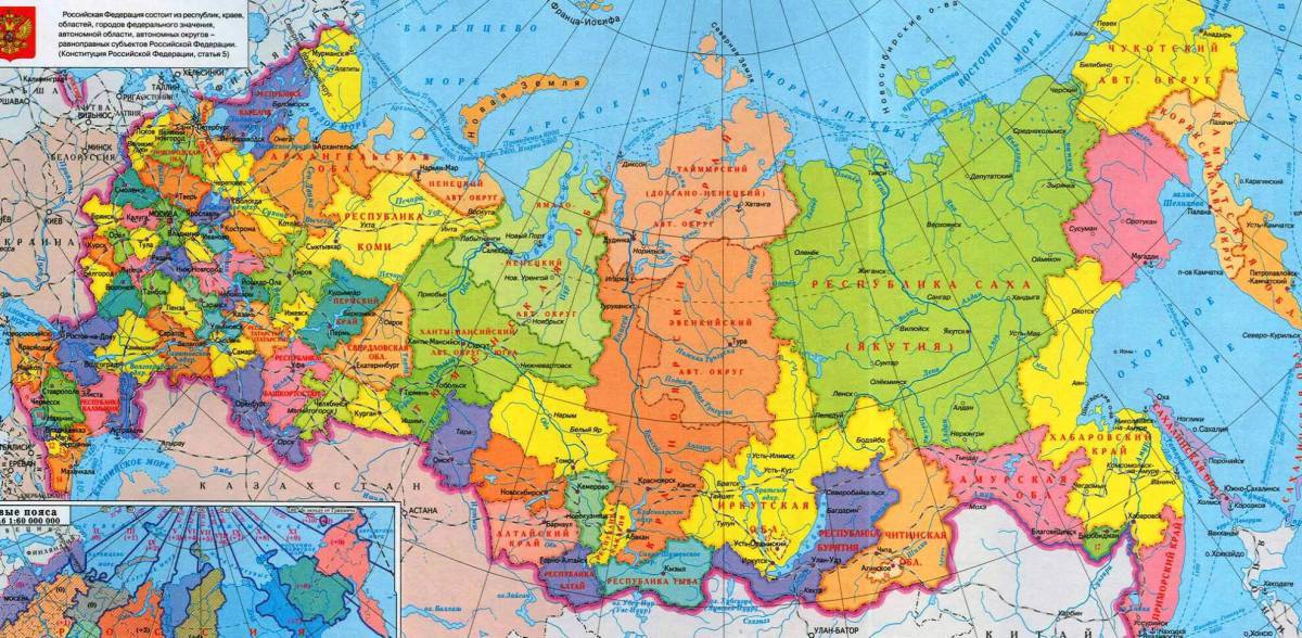 Карта россии #35