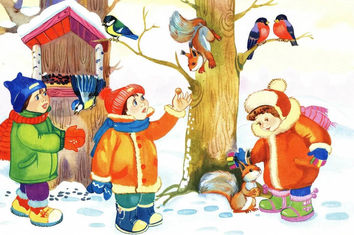 Картинка зима для детей #24