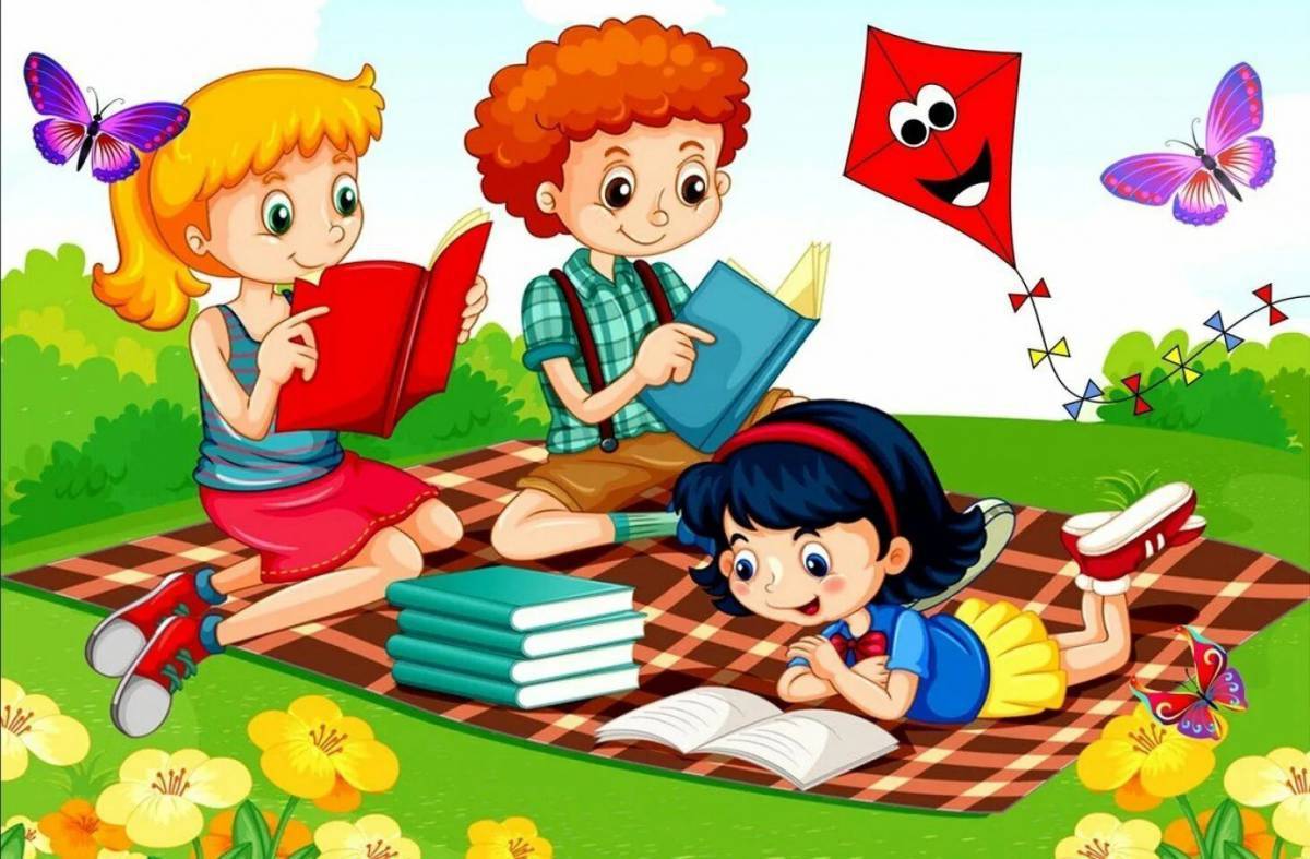 Сценарий игра для начальных классов. Летнее чтение. Дети в библиотеке. Лето с книгой в библиотеке. Летнее чтение детей.