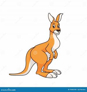Раскраска кенгуру для детей #28 #89898