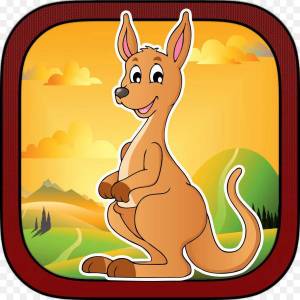 Раскраска кенгуру для детей #30 #89900
