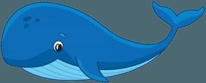 Раскраска кит для детей #4 #90600