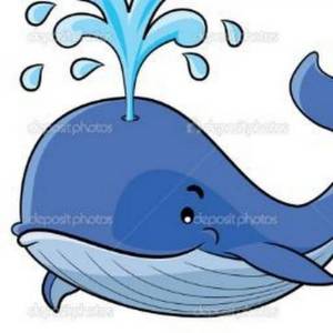 Раскраска кит для детей #13 #90609