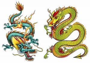 Раскраска китайский дракон #12 #90676