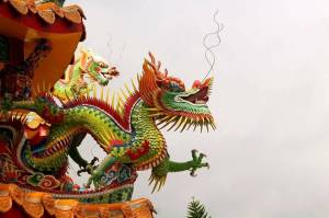 Раскраска китайский дракон #14 #90678