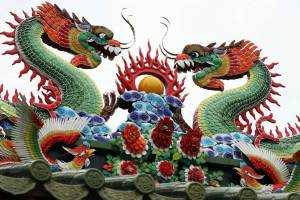 Раскраска китайский дракон #20 #90684