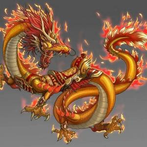 Раскраска китайский дракон #24 #90688