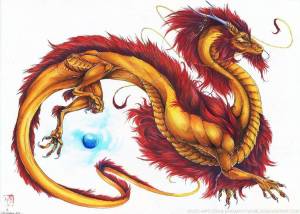 Раскраска китайский дракон #33 #90697