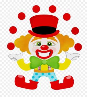 Раскраска клоун для детей #3 #90981