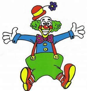 Раскраска клоун для детей #13 #90991