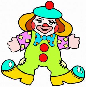 Раскраска клоун для детей #16 #90994