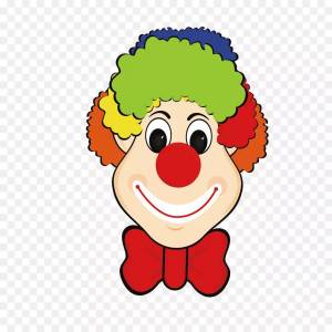 Раскраска клоун для детей #23 #91001