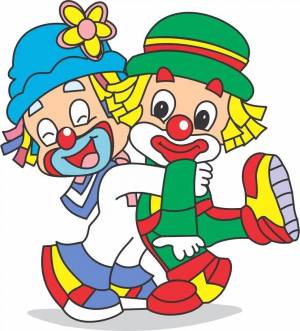 Раскраска клоун для детей #24 #91002
