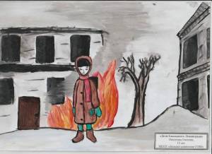 Раскраска ко дню блокады ленинграда для детей #1 #91314