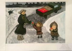 Раскраска ко дню блокады ленинграда для детей #4 #91317