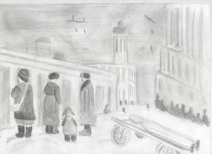 Раскраска ко дню снятия блокады ленинграда для детей #38 #91389