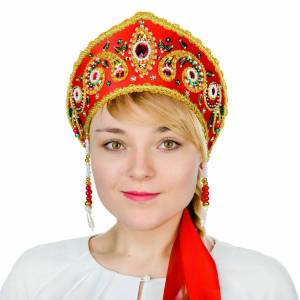 Раскраска кокошник #10 #91546