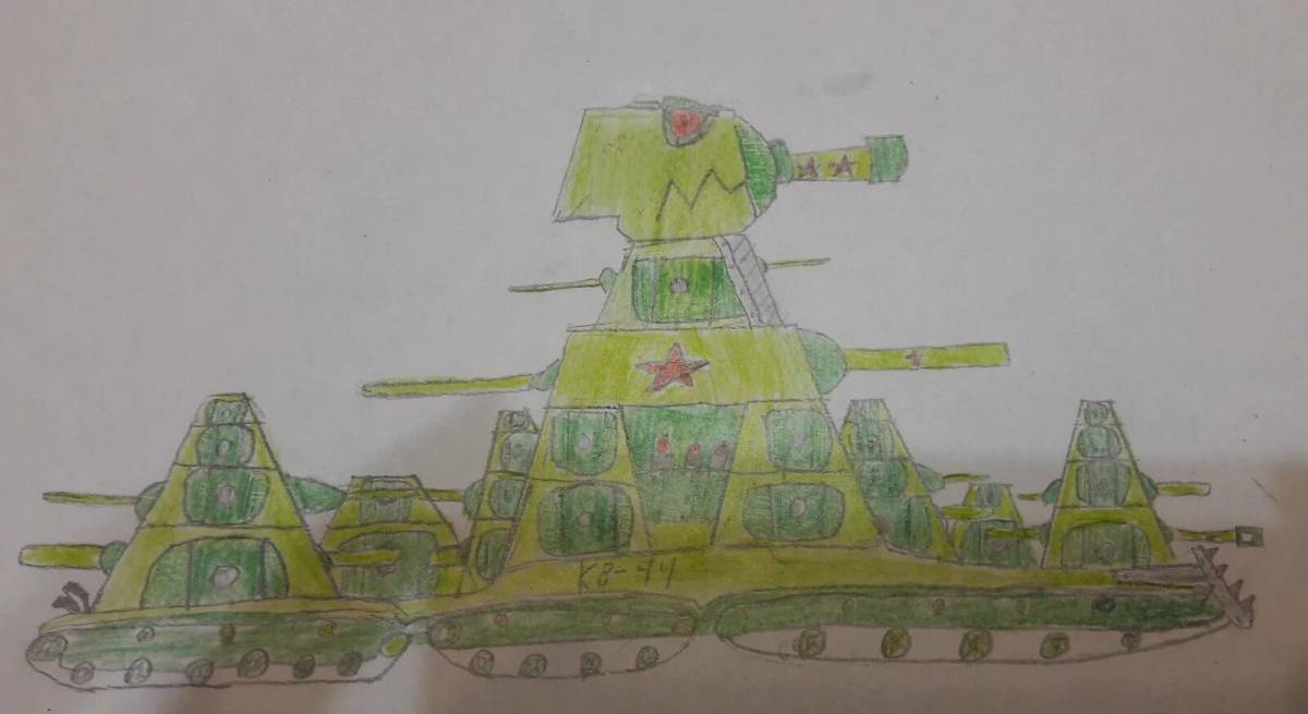 Кв 44 танк для детей #14