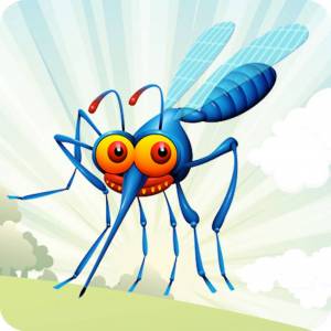 Раскраска комар для детей #2 #92061