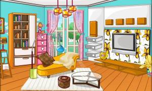 Раскраска комната с мебелью для детей #4 #92163