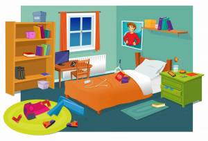 Раскраска комната с мебелью для детей #11 #92170
