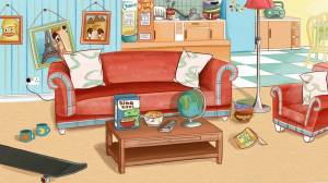 Раскраска комната с мебелью для детей #38 #92197