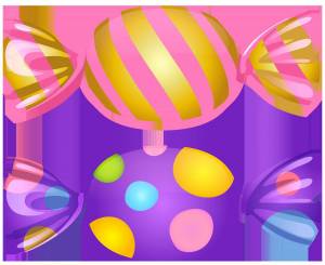 Раскраска конфеты для детей #6 #92627