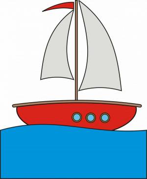 Раскраска кораблик для детей #10 #92852