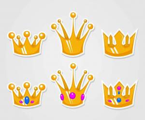 Раскраска корона для детей #4 #93570