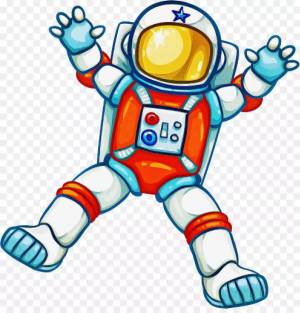 Раскраска космонавт для детей #5 #93791