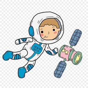 Раскраска космонавт для детей #32 #93818