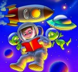 Раскраска космос для детей #9 #93830