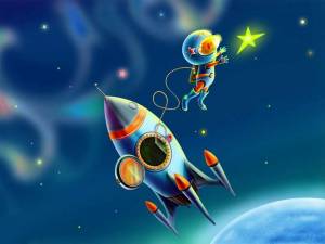 Раскраска космос для детей #15 #93836