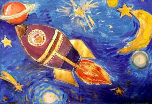 Раскраска космос для детей 6 7 лет #11 #93852