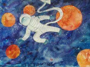 Раскраска космос для детей 6 7 лет #15 #93856