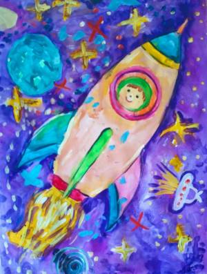 Раскраска космос для детей 6 7 лет #24 #93865