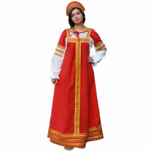 Раскраска костюм русский национальный #6 #93885