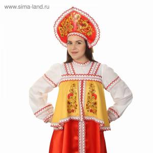 Раскраска костюм русский национальный #16 #93895